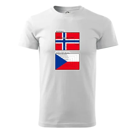 Norská a česká vlajka