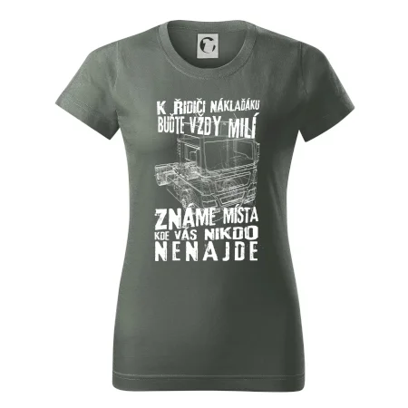 K řidiči náklaďáku buďte vždy milý