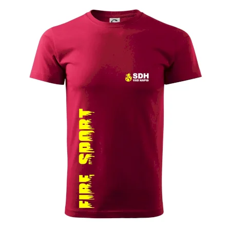 SDH nápis (oheň, firesport, název sboru - vlastní nápis)