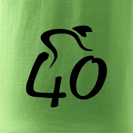 Cyklista slaví čtyřicítku (40)