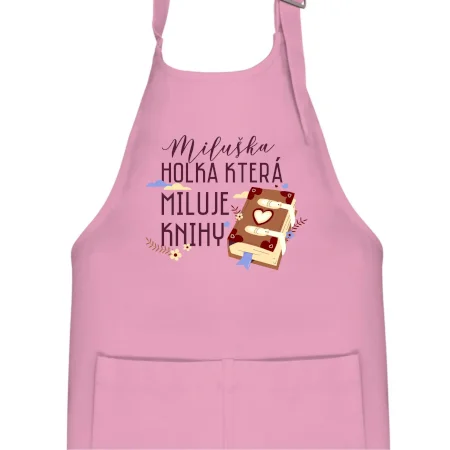 Kniha - Holka, která miluje knihy -  Vaše jméno