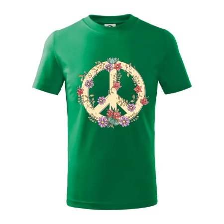 Peace symbol pískový