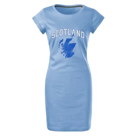 Scotland nápis s mapou