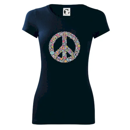 Peace symbol lístečky