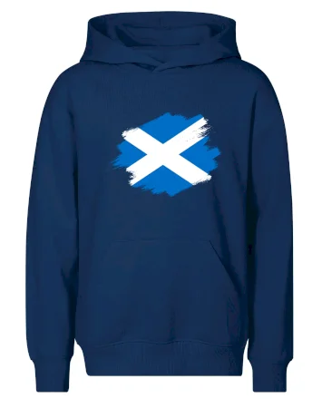 Skotská vlajka kreslená štetcem