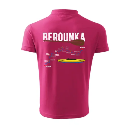 Mapa řeky Berounky