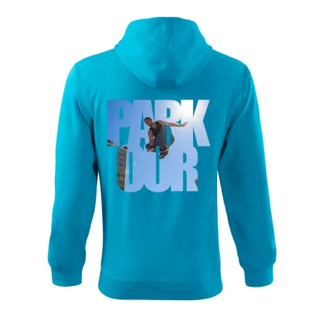 Parkour nápis nebe