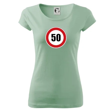 Dopravní značka - omezení rychlosti 50