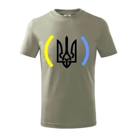 Ukrajina trojzubec s barvami
