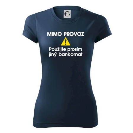 Mimo provoz - použijte jiný bankomat