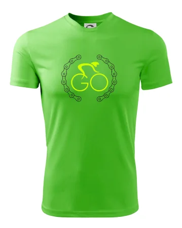 GO cyklista (fluo potisk)