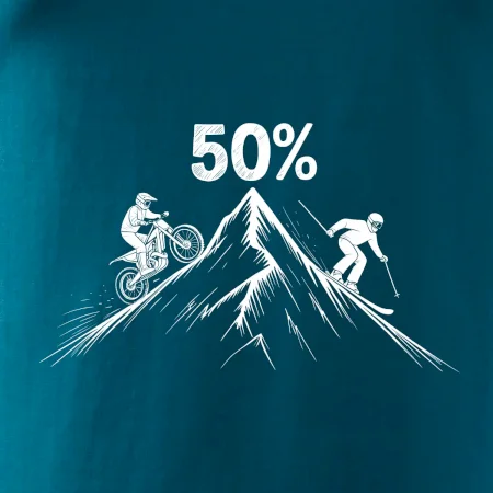 Narozeniny motorkář enduro a lyžař 50