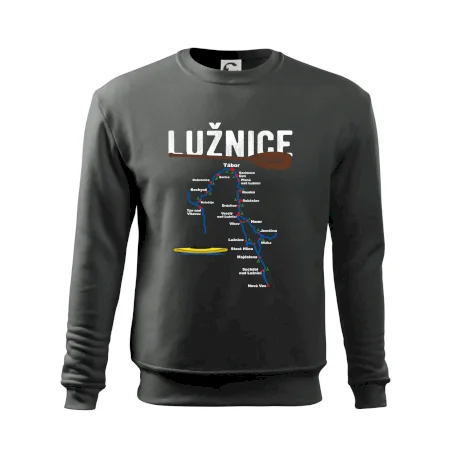 Mapa řeky Lužnice