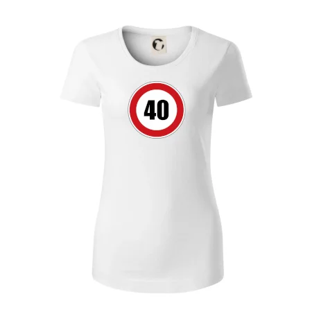 Dopravní značka - omezení rychlosti 40