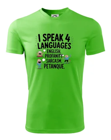 I speak 4 language - Petanque