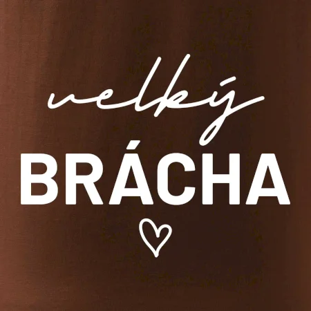 Velký brácha - nápis na prsou