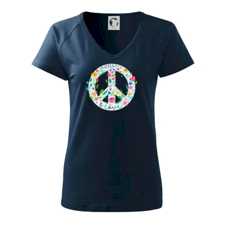 Peace and love symbol
