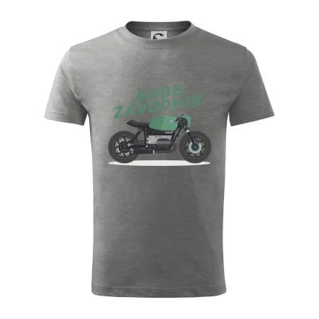Budu závodník  zelený cafe racer