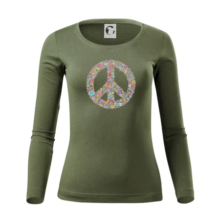 Peace symbol lístečky