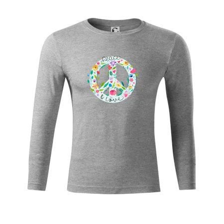 Peace and love symbol