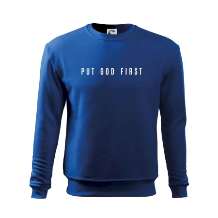 Put God first slabý nápis