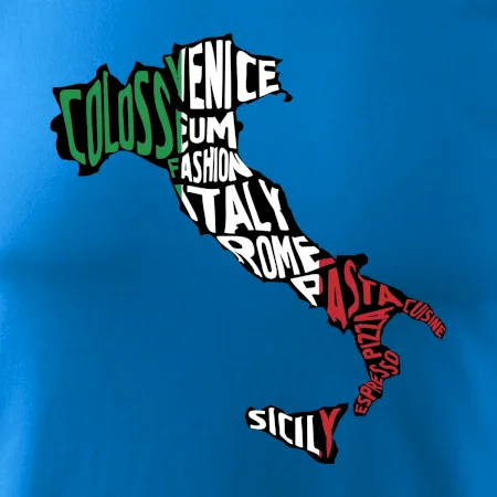 Mapy - názvy měst - Italie