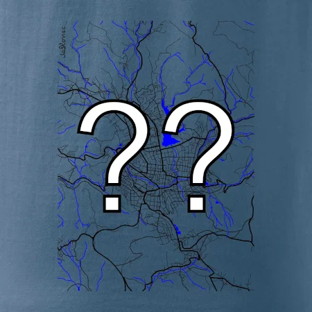 Vaše město - Mapa s vodními toky