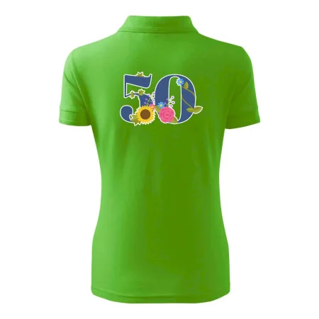 Květinové číslo kreslené - 50