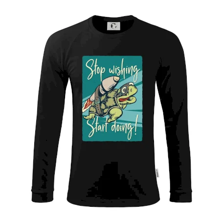 Stop wishing start doing želva