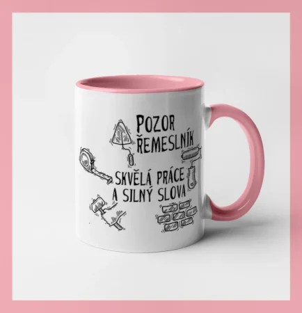 Pozor řemeslník skvělá práce silný slova