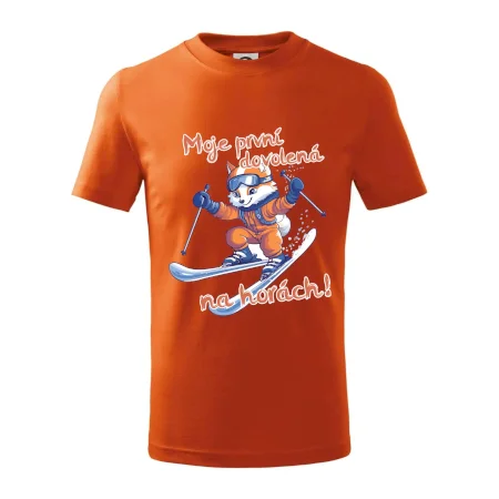 Moje první dovolená na horách oranžová liška