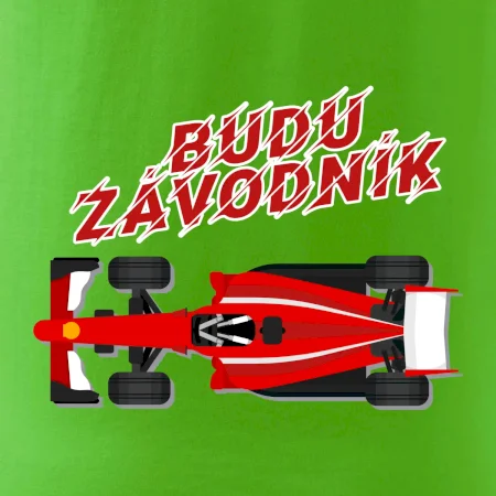 Budu závodník červená formule