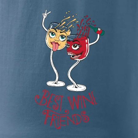 Best wine friends dancing (Pecka design)