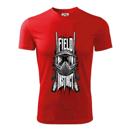 Černobílá maska field instinct paintball