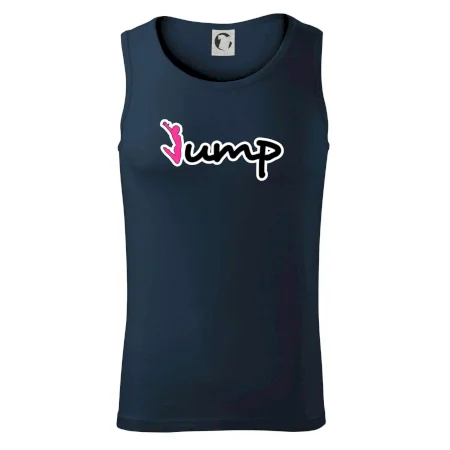Jump - nápis a panáček