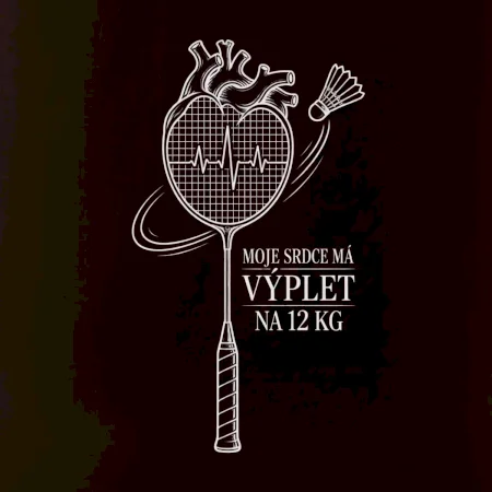 Badminton srdce s výpletem