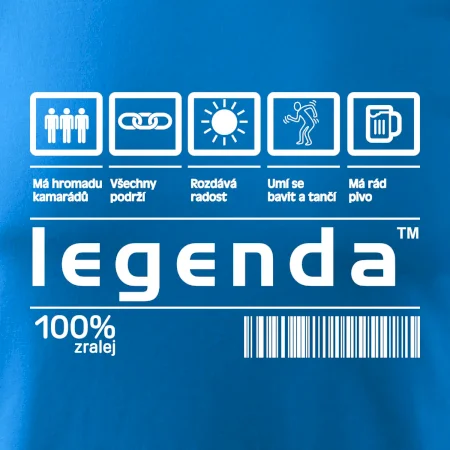 Čárový kód - Legenda