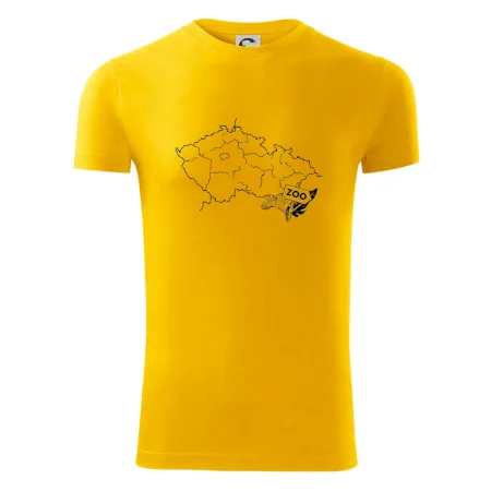 Tričko s mapou + ZOO nažehlovačky