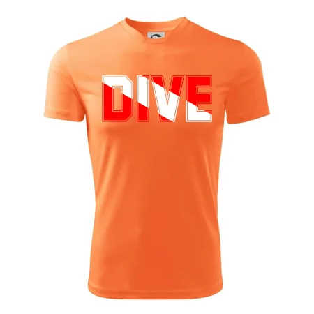 Dive nápis vlajka