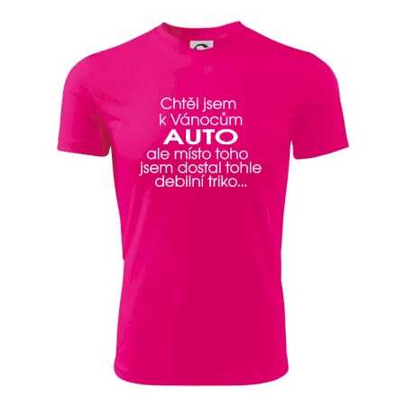 Chtěl jsem k Vánocům auto
