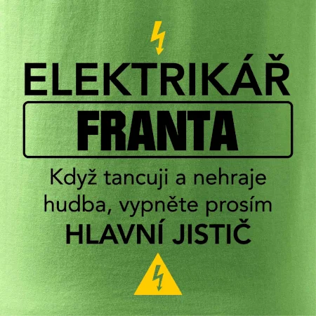 Jméno - Elektrikář - hlavní jistič