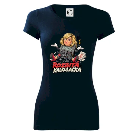 Alenka - rozbitá kalkulačka