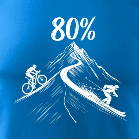 Narozeniny cyklista a lyžař 80