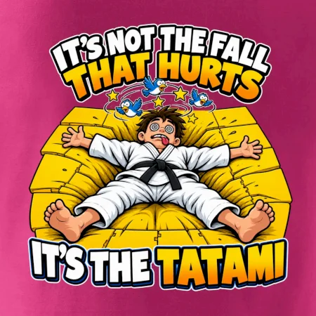 Pád bolí tatami judo