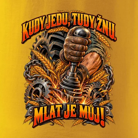 Kudy jedu tudy žnu řadicí páka traktoru
