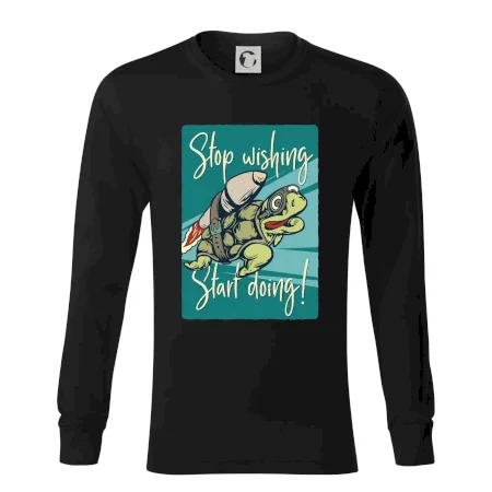 Stop wishing start doing želva