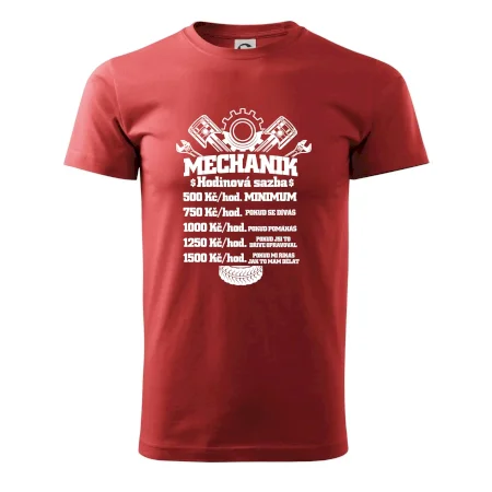 Mechanik - hodinová sazba