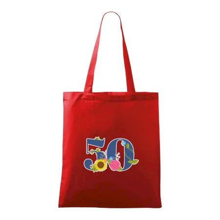 Květinové číslo kreslené - 50