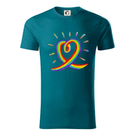 Srdce pride duha kreslená