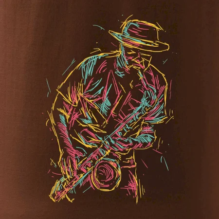 Jazz saxofon splash